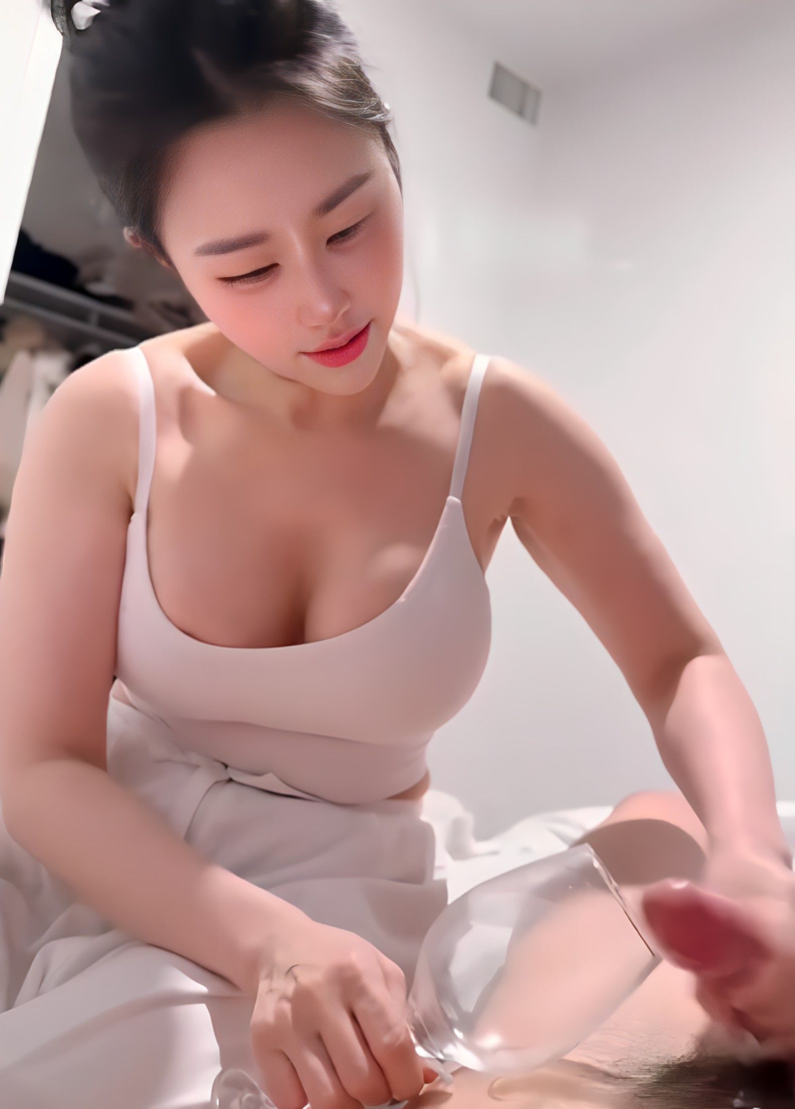 汐梦瑶 把尿液放进酒杯喝懂的享受喔